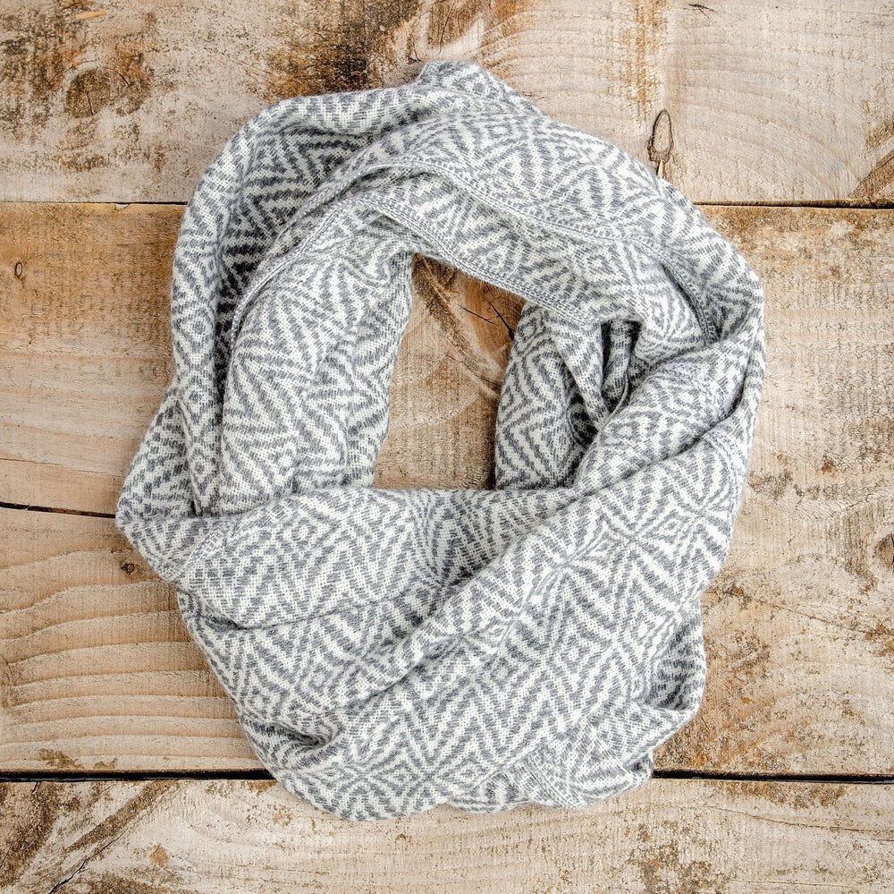 White Loop Scarf